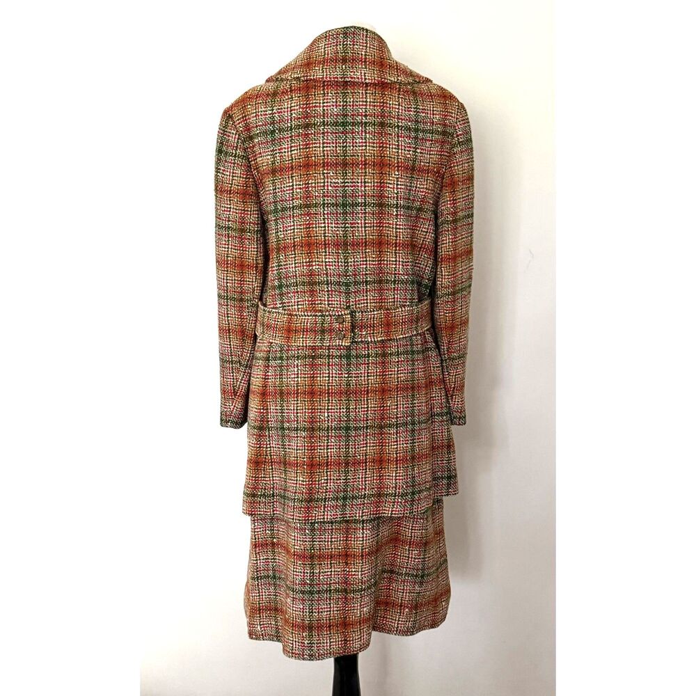 VTG Pendleton Virgin Wool Plaid 3 Piece Suit Blazer Skirt Trousers Old Money 18 - Picture 3 of 16